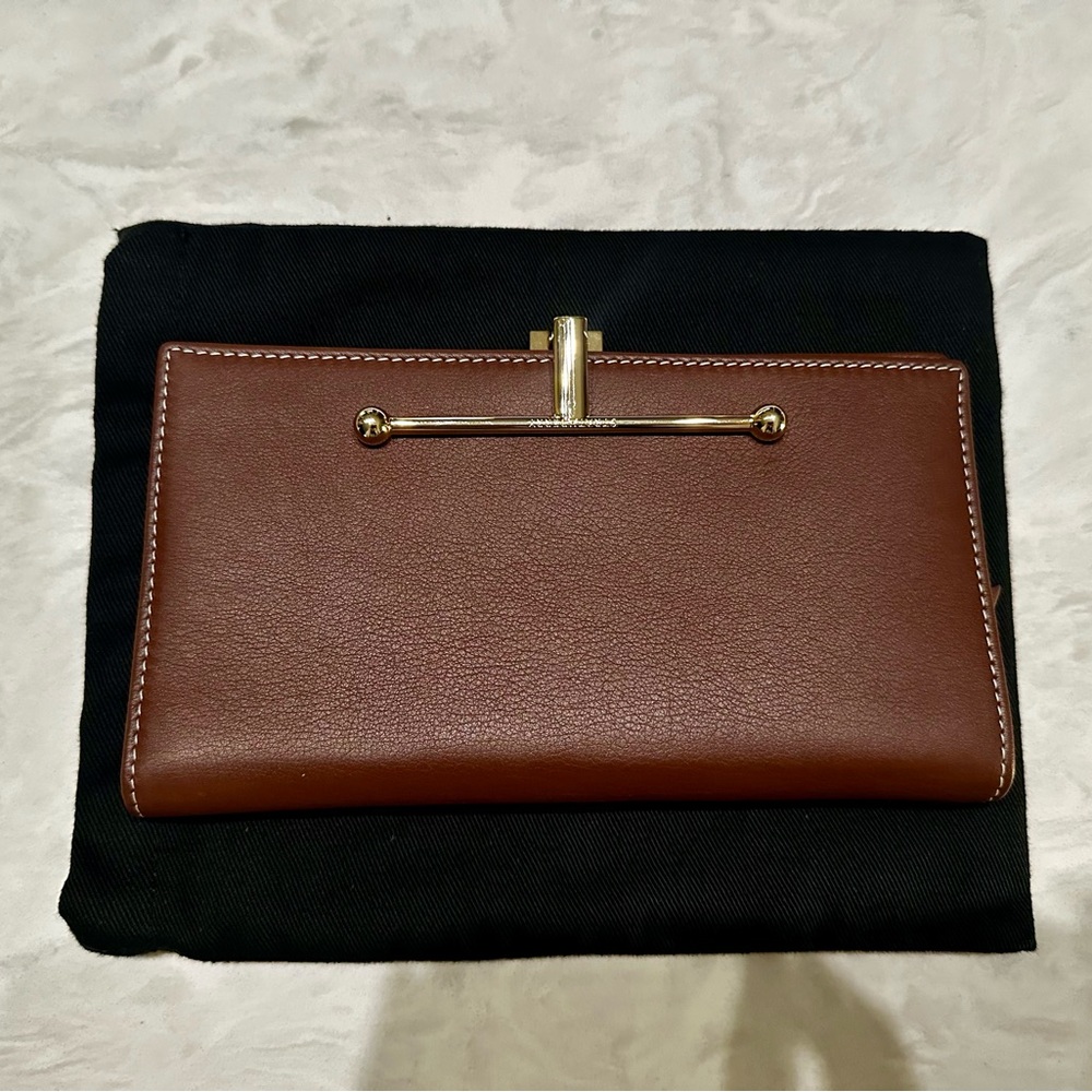 Strathberry Melville Street Large Wallet – Chocolate (Like New)